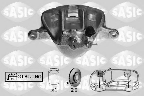 SASIC SCA0081 Тормозной суппорт для PEUGEOT 806 (Пежо 806) SASIC SCA0081 Тормозной суппорт для PEUGEOT 806 (Пежо 806)