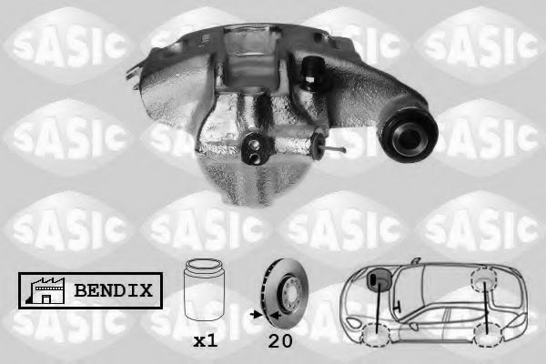 SASIC SCA0083 Тормозной суппорт для PEUGEOT EXPERT (Пежо Эxпэрт) SASIC SCA0083 Тормозной суппорт для PEUGEOT EXPERT (Пежо Эxпэрт)