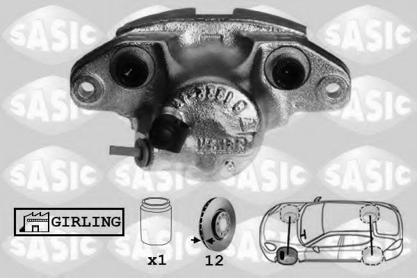 SASIC SCA4002 Тормозной суппорт для RENAULT ENCORE (Рено Энcорэ) SASIC SCA4002 Тормозной суппорт для RENAULT ENCORE (Рено Энcорэ)