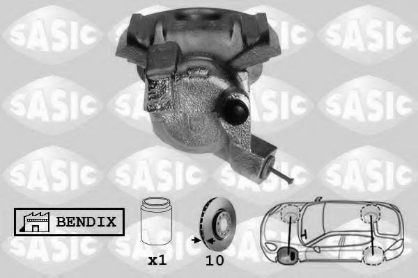 SASIC SCA4006 Тормозной суппорт для RENAULT LE CAR (Рено Лэ cар) SASIC SCA4006 Тормозной суппорт для RENAULT LE CAR (Рено Лэ cар)
