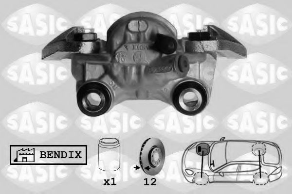 SASIC SCA4013 Тормозной суппорт для RENAULT ENCORE (Рено Энcорэ) SASIC SCA4013 Тормозной суппорт для RENAULT ENCORE (Рено Энcорэ)
