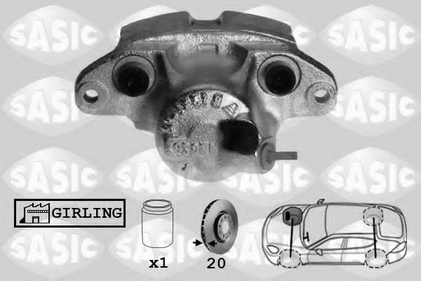 SASIC SCA4021 Тормозной суппорт для RENAULT MEGANE SCENIC (Рено Меган сценик) SASIC SCA4021 Тормозной суппорт для RENAULT MEGANE SCENIC (Рено Меган сценик)