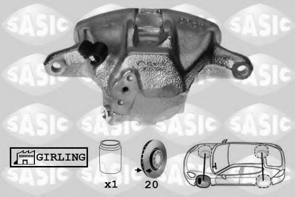 SASIC SCA6016 Тормозной суппорт для SEAT TOLEDO (Сеат Толэдо) SASIC SCA6016 Тормозной суппорт для SEAT TOLEDO (Сеат Толэдо)