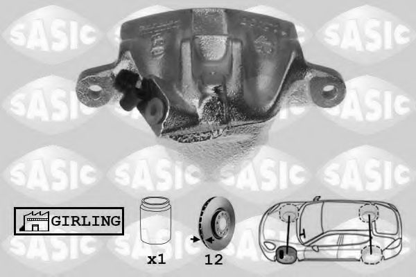 SASIC SCA6038 Тормозной суппорт для LANCIA DELTA I (Лансиа/лянча Дэлта и) SASIC SCA6038 Тормозной суппорт для LANCIA DELTA I (Лансиа/лянча Дэлта и)