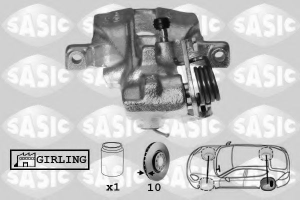 SASIC SCA6048 Тормозной суппорт для AUDI 80 (Ауди 80) SASIC SCA6048 Тормозной суппорт для AUDI 80 (Ауди 80)