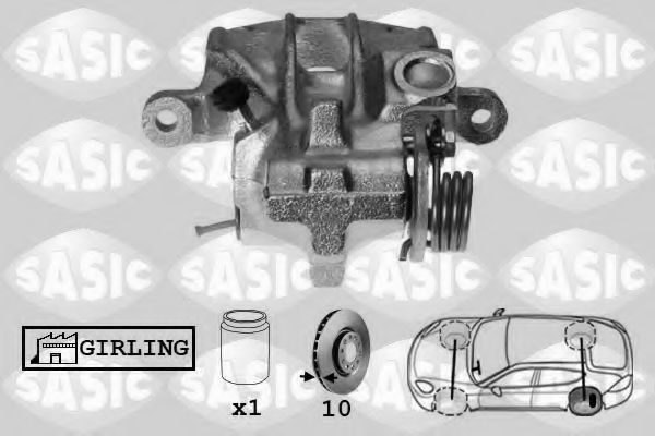 SASIC SCA6126 Тормозной суппорт для ALFA ROMEO 164 (Альфа ромео 164) SASIC SCA6126 Тормозной суппорт для ALFA ROMEO 164 (Альфа ромео 164)