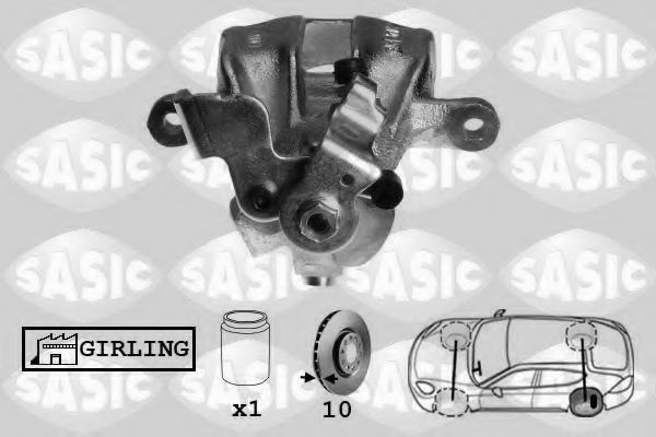 SASIC SCA6142 Тормозной суппорт для AUDI 90 (Ауди 90) SASIC SCA6142 Тормозной суппорт для AUDI 90 (Ауди 90)