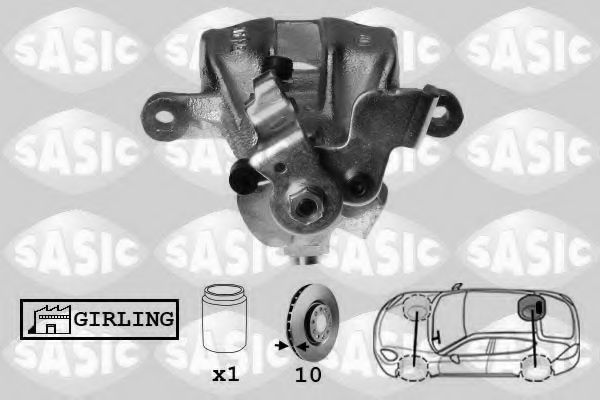 SASIC SCA6143 Тормозной суппорт для AUDI 90 (Ауди 90) SASIC SCA6143 Тормозной суппорт для AUDI 90 (Ауди 90)