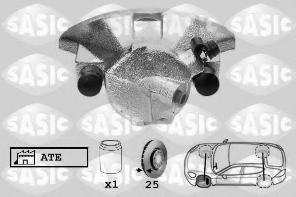 SASIC SCA6184 Тормозной суппорт для SEAT EXEO ST (Сеат Эxэо ст) SASIC SCA6184 Тормозной суппорт для SEAT EXEO ST (Сеат Эxэо ст)