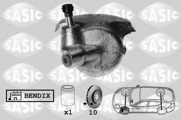 SASIC SCA6222 Тормозной суппорт для FORD FIESTA (Форд Фиэста) SASIC SCA6222 Тормозной суппорт для FORD FIESTA (Форд Фиэста)