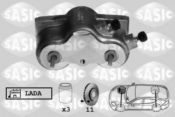 SASIC SCA6261 Тормозной суппорт для LADA NIVA (Лада Нива) SASIC SCA6261 Тормозной суппорт для LADA NIVA (Лада Нива)