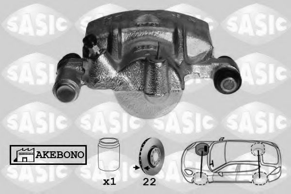 SASIC SCA6585 Тормозной суппорт для MITSUBISHI COLT/RODEO (Митсубиши/митсубиси Cолт/родэо) SASIC SCA6585 Тормозной суппорт для MITSUBISHI COLT/RODEO (Митсубиши/митсубиси Cолт/родэо)