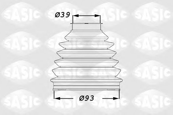 SASIC 1900015 Комплект пылника, приводной вал для PEUGEOT 407 (Пежо 407) SASIC 1900015 Комплект пылника, приводной вал для PEUGEOT 407 (Пежо 407)