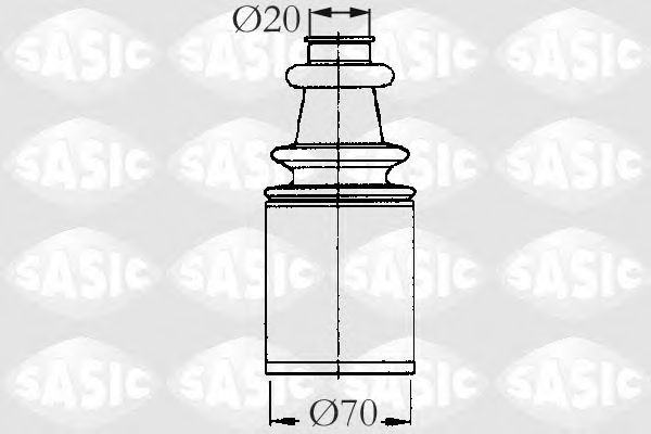 SASIC 2873693 Комплект пылника, приводной вал для PEUGEOT 205 II (Пежо 205 2) SASIC 2873693 Комплект пылника, приводной вал для PEUGEOT 205 II (Пежо 205 2)