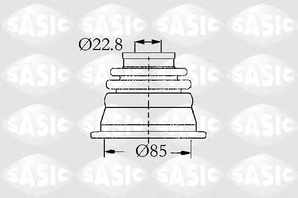 SASIC 4003427 Комплект пылника, приводной вал для RENAULT SUPER 5 (Рено Супэр 5) SASIC 4003427 Комплект пылника, приводной вал для RENAULT SUPER 5 (Рено Супэр 5)