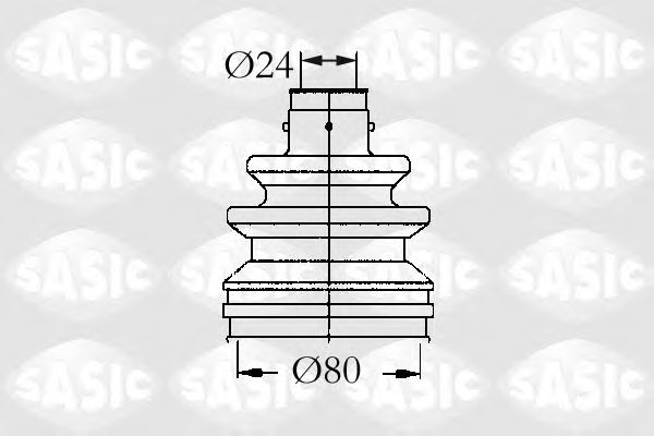 SASIC 4003448 Комплект пылника, приводной вал для RENAULT ESPACE I (Рено Эспаcэ и) SASIC 4003448 Комплект пылника, приводной вал для RENAULT ESPACE I (Рено Эспаcэ и)
