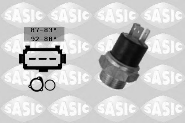 SASIC 2641171 Термовыключатель, вентилятор радиатора для PEUGEOT 205 I (Пежо 205 и) SASIC 2641171 Термовыключатель, вентилятор радиатора для PEUGEOT 205 I (Пежо 205 и)