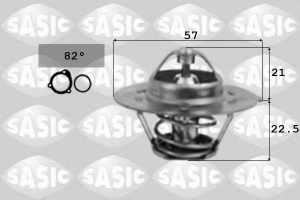 SASIC 3371471 Термостат, охлаждающая жидкость для PEUGEOT 305 II (Пежо 305 2) SASIC 3371471 Термостат, охлаждающая жидкость для PEUGEOT 305 II (Пежо 305 2)