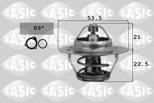 SASIC 3381111 Термостат, охлаждающая жидкость для PEUGEOT 806 (Пежо 806) SASIC 3381111 Термостат, охлаждающая жидкость для PEUGEOT 806 (Пежо 806)