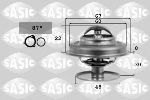 SASIC 4000356 Термостат, охлаждающая жидкость для RENAULT ESPACE I (Рено Эспаcэ и) SASIC 4000356 Термостат, охлаждающая жидкость для RENAULT ESPACE I (Рено Эспаcэ и)