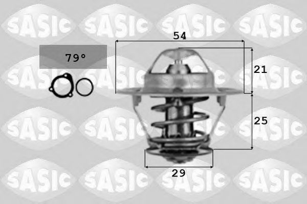 SASIC 4000366 Термостат, охлаждающая жидкость для RENAULT MASTER I (Рено Мастэр и) SASIC 4000366 Термостат, охлаждающая жидкость для RENAULT MASTER I (Рено Мастэр и)