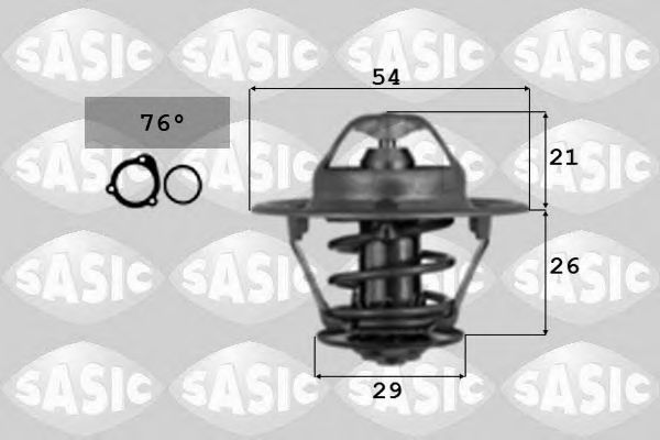 SASIC 4000367 Термостат, охлаждающая жидкость для RENAULT MASTER I (Рено Мастэр и) SASIC 4000367 Термостат, охлаждающая жидкость для RENAULT MASTER I (Рено Мастэр и)