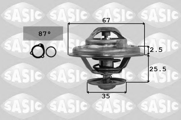 SASIC 9000167 Термостат, охлаждающая жидкость для VOLKSWAGEN LT 28-50 (Фольксваген Лт 28-50) SASIC 9000167 Термостат, охлаждающая жидкость для VOLKSWAGEN LT 28-50 (Фольксваген Лт 28-50)