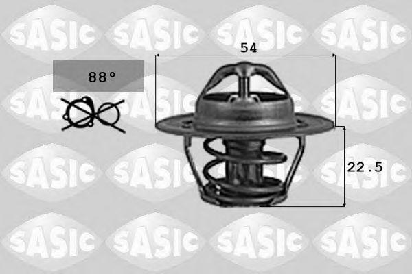 SASIC 9000742 Термостат, охлаждающая жидкость для ROVER 400 (Ровер 400) SASIC 9000742 Термостат, охлаждающая жидкость для ROVER 400 (Ровер 400)