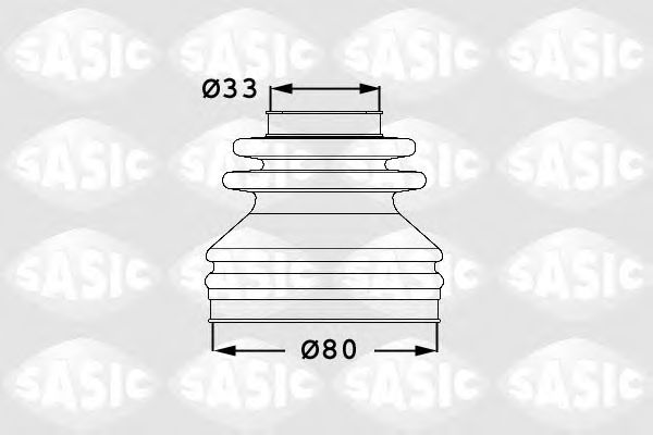 SASIC 1906031 Комплект пылника, приводной вал для AUDI A4 (Ауди А4) SASIC 1906031 Комплект пылника, приводной вал для AUDI A4 (Ауди А4)
