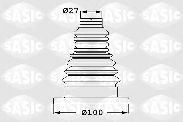 SASIC 1906033 Комплект пылника, приводной вал для VOLKSWAGEN (Фольксваген) SASIC 1906033 Комплект пылника, приводной вал для VOLKSWAGEN (Фольксваген)