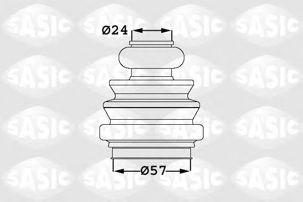 SASIC 1906039 Комплект пылника, приводной вал для VOLKSWAGEN (Фольксваген) SASIC 1906039 Комплект пылника, приводной вал для VOLKSWAGEN (Фольксваген)