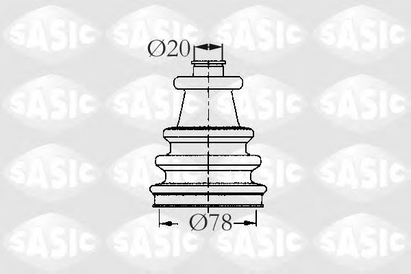 SASIC 2933743 Комплект пылника, приводной вал для PEUGEOT 205 I (Пежо 205 и) SASIC 2933743 Комплект пылника, приводной вал для PEUGEOT 205 I (Пежо 205 и)
