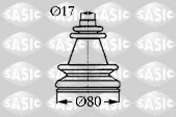 SASIC 4003406 Комплект пылника, приводной вал для RENAULT SUPER 5 (Рено Супэр 5) SASIC 4003406 Комплект пылника, приводной вал для RENAULT SUPER 5 (Рено Супэр 5)