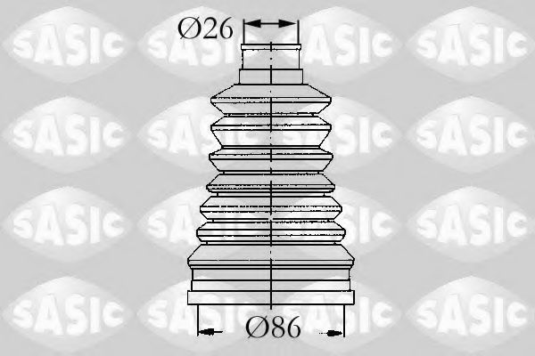 SASIC 4003440 Комплект пылника, приводной вал для RENAULT LAGUNA I (Рено Лагуна 1) SASIC 4003440 Комплект пылника, приводной вал для RENAULT LAGUNA I (Рено Лагуна 1)