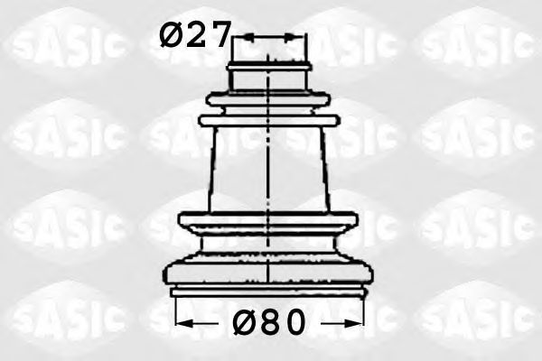 SASIC 4003409 Комплект пылника, приводной вал для RENAULT SUPER 5 (Рено Супэр 5) SASIC 4003409 Комплект пылника, приводной вал для RENAULT SUPER 5 (Рено Супэр 5)