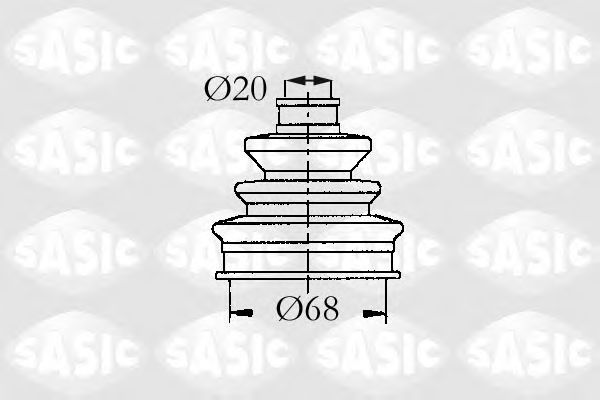 SASIC 9004687 Комплект пылника, приводной вал для SEAT (Сеат) SASIC 9004687 Комплект пылника, приводной вал для SEAT (Сеат)