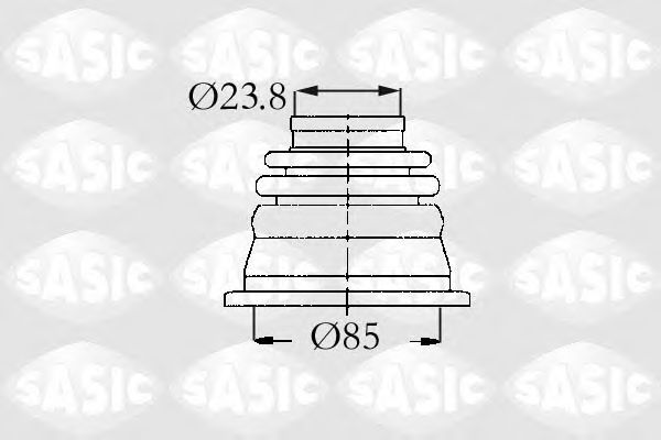 SASIC 4003419 Комплект пылника, приводной вал для RENAULT SUPER 5 (Рено Супэр 5) SASIC 4003419 Комплект пылника, приводной вал для RENAULT SUPER 5 (Рено Супэр 5)