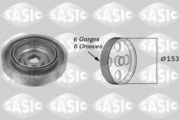 SASIC 2150003 Ременный шкив, коленчатый вал для PEUGEOT 407 (Пежо 407) SASIC 2150003 Ременный шкив, коленчатый вал для PEUGEOT 407 (Пежо 407)
