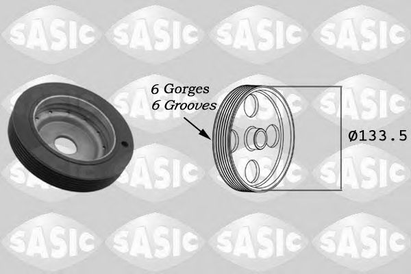 SASIC 2154001 Ременный шкив, коленчатый вал для RENAULT CLIO II (Рено Клио 2) SASIC 2154001 Ременный шкив, коленчатый вал для RENAULT CLIO II (Рено Клио 2)