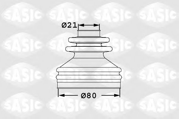 SASIC 1906029 Комплект пылника, приводной вал для AUDI A4 (Ауди А4) SASIC 1906029 Комплект пылника, приводной вал для AUDI A4 (Ауди А4)