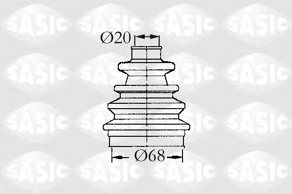 SASIC 9004635 Комплект пылника, приводной вал для FORD FIESTA (Форд Фиэста) SASIC 9004635 Комплект пылника, приводной вал для FORD FIESTA (Форд Фиэста)