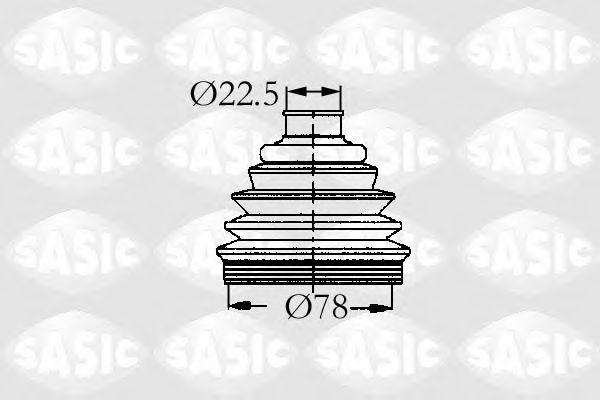 SASIC 9004722 Комплект пылника, приводной вал для FIAT PUNTO (Фиат Пунто) SASIC 9004722 Комплект пылника, приводной вал для FIAT PUNTO (Фиат Пунто)