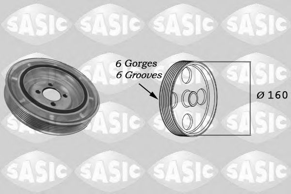 SASIC 2156012 Ременный шкив, коленчатый вал для FIAT GRANDE PUNTO (Фиат Гранде пунто) SASIC 2156012 Ременный шкив, коленчатый вал для FIAT GRANDE PUNTO (Фиат Гранде пунто)