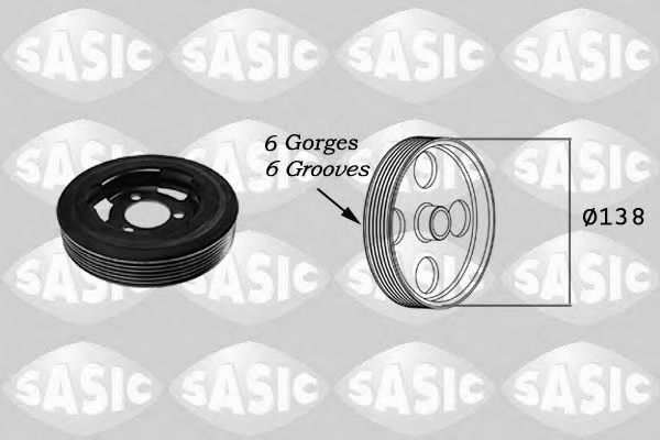 SASIC 2156025 Ременный шкив, коленчатый вал для PEUGEOT (Пежо) SASIC 2156025 Ременный шкив, коленчатый вал для PEUGEOT (Пежо)