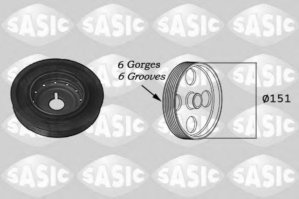SASIC 2154011 Ременный шкив, коленчатый вал для DACIA SANDERO (Дача Сандэро) SASIC 2154011 Ременный шкив, коленчатый вал для DACIA SANDERO (Дача Сандэро)