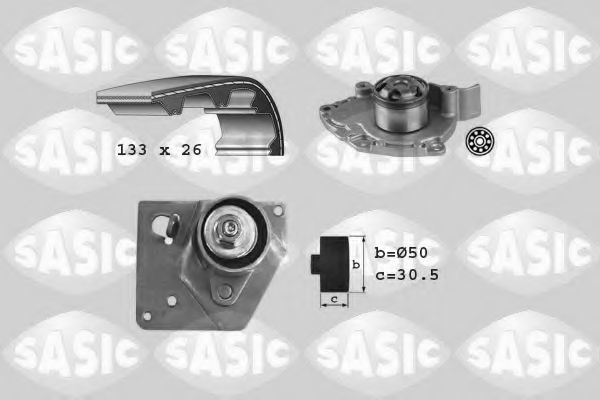 SASIC 3904033 Комплект ремня ГРМ для RENAULT MEGANE II (Рено Меган 2) SASIC 3904033 Комплект ремня ГРМ для RENAULT MEGANE II (Рено Меган 2)