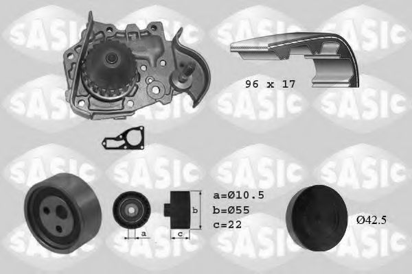 SASIC 3904005 Комплект ремня ГРМ для DACIA (Дача) SASIC 3904005 Комплект ремня ГРМ для DACIA (Дача)