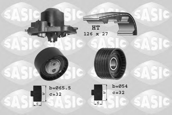 SASIC 3904008 Комплект ремня ГРМ для RENAULT ESPACE IV (Рено Эспейс 4) SASIC 3904008 Комплект ремня ГРМ для RENAULT ESPACE IV (Рено Эспейс 4)