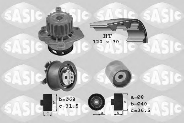 SASIC 3906003 Комплект ремня ГРМ для SEAT ALTEA XL (Сеат Алтэа xл) SASIC 3906003 Комплект ремня ГРМ для SEAT ALTEA XL (Сеат Алтэа xл)