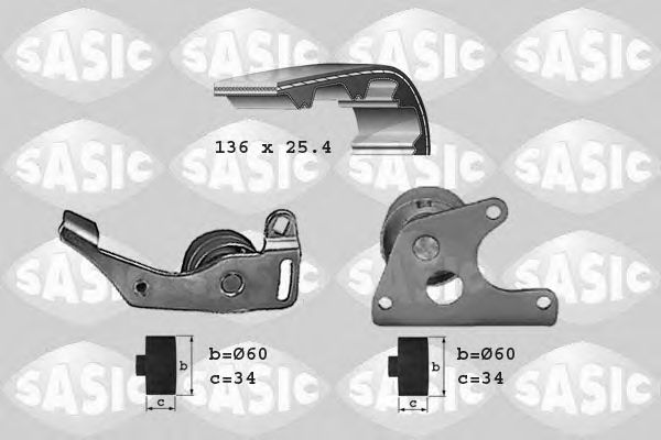 SASIC 1750001 Комплект ремня ГРМ для PEUGEOT 309 II (Пежо 309 2) SASIC 1750001 Комплект ремня ГРМ для PEUGEOT 309 II (Пежо 309 2)